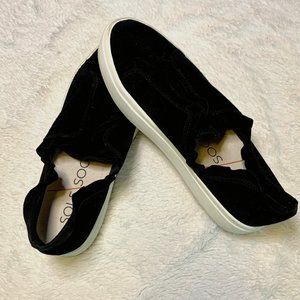 Sole Society Black Suede Casual Shoe Size 7.5M